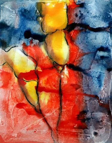 Original Abstract Expressionism Abstract Paintings by Saurabh Dhawan