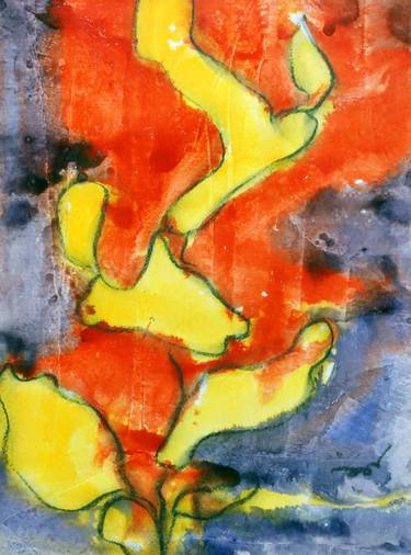 Original Abstract Expressionism Abstract Paintings by Saurabh Dhawan