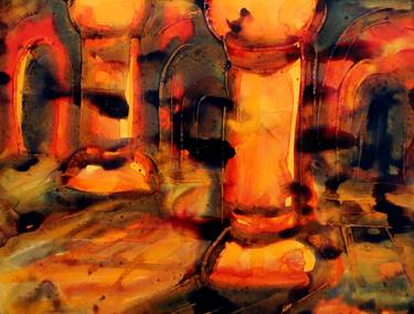 Original Abstract Expressionism Abstract Paintings by Saurabh Dhawan