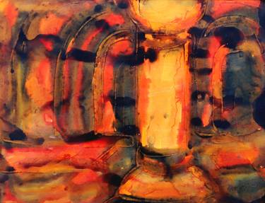 Original Abstract Expressionism Abstract Paintings by Saurabh Dhawan