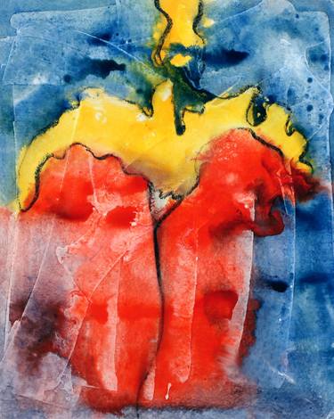 Original Abstract Expressionism Abstract Paintings by Saurabh Dhawan