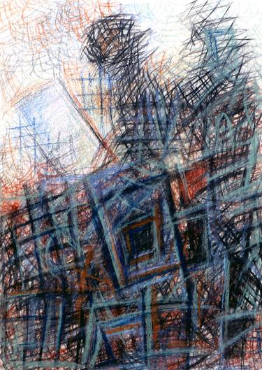 Original Abstract Expressionism Abstract Paintings by Saurabh Dhawan