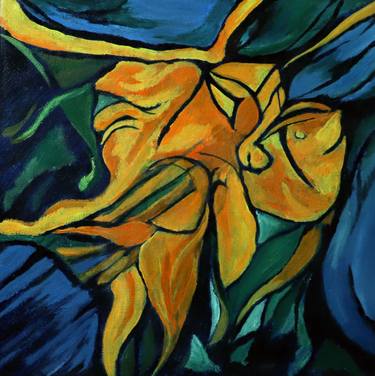 Original Abstract Expressionism Abstract Paintings by Saurabh Dhawan