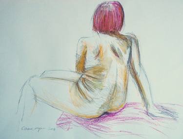 Original Modern Nude Drawings by Gerard Whyman