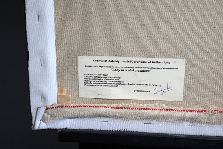 Original Abstract Fashion Painting by Rafal Stach