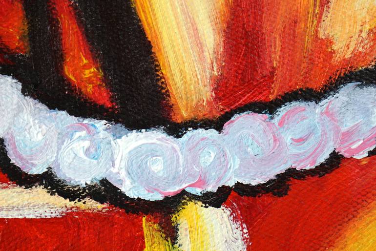 Original Abstract Fashion Painting by Rafal Stach