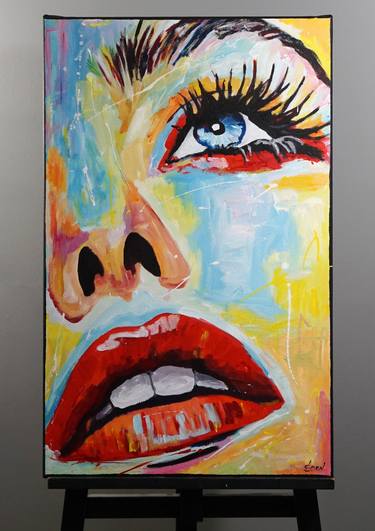 Original Abstract Women Paintings by Rafal Stach