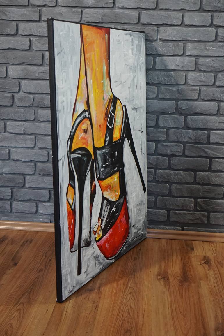 Original Pop Art Fashion Painting by Rafal Stach