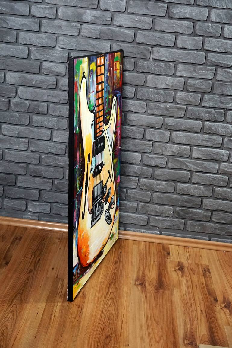 Original Abstract Music Painting by Rafal Stach