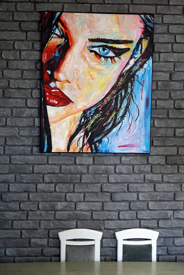 Original Contemporary People Painting by Rafal Stach