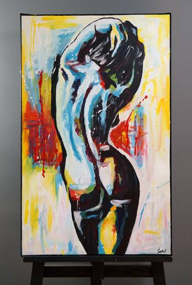 Print of Pop Art Nude Paintings by Rafal Stach