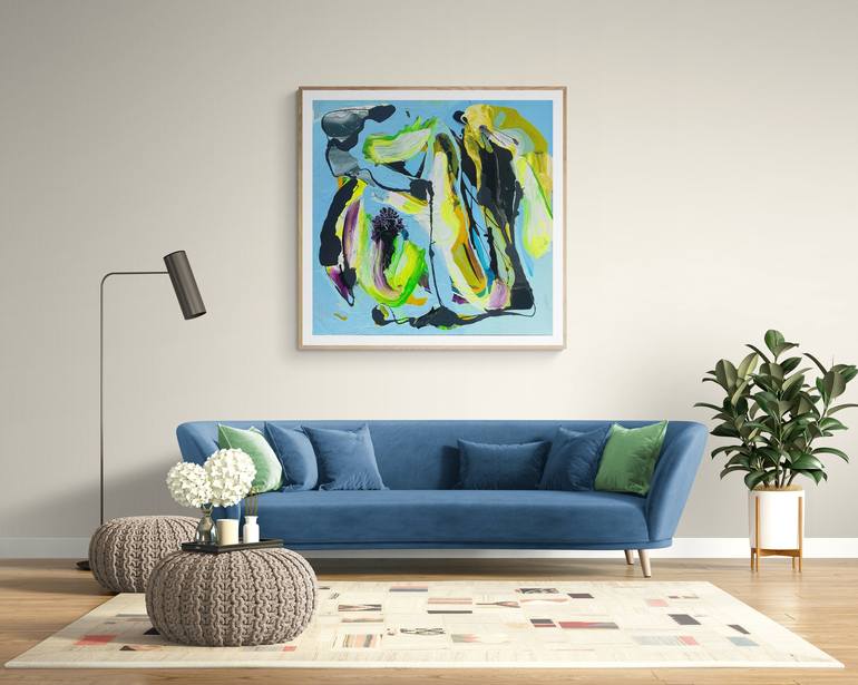 Original Contemporary Abstract Painting by Calina Hiriza