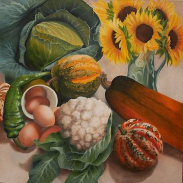 Original Photorealism Food Paintings by Carol Keene