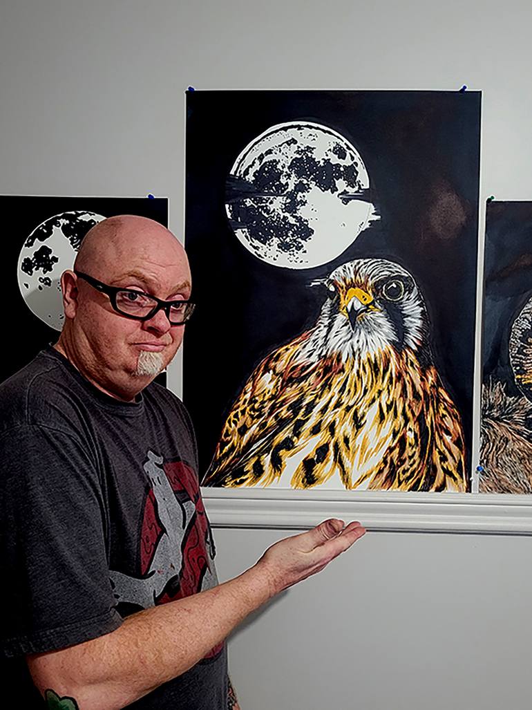 Original Figurative Animal Drawing by Kris Curran