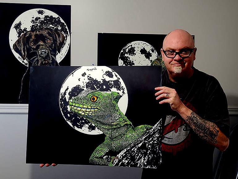 Original Illustration Animal Drawing by Kris Curran