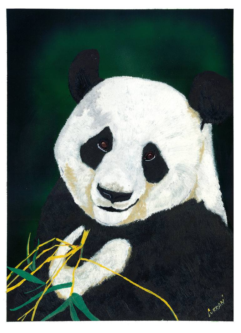 Giant Panda Painting by Kris Curran | Saatchi Art