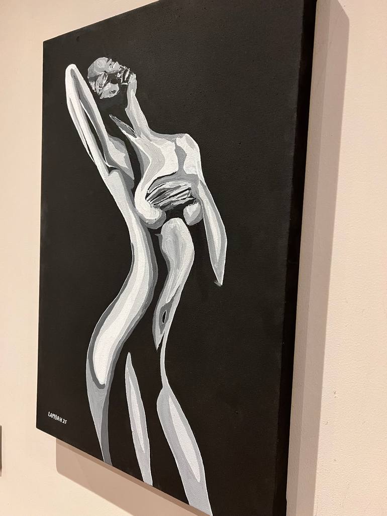 Original Abstract Expressionism Abstract Painting by Christopher Lambah