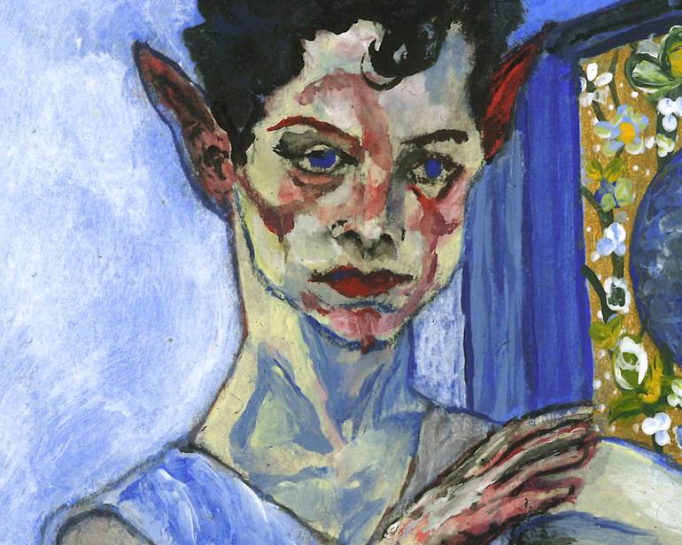 Original Figurative Classical Mythology Painting by Julian Renö