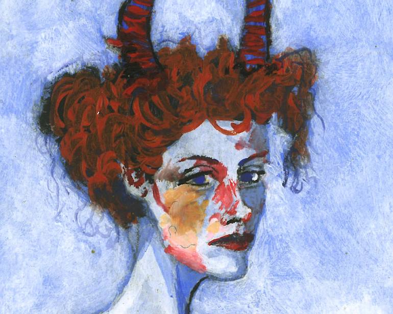Original Figurative Classical Mythology Painting by Julian Renö