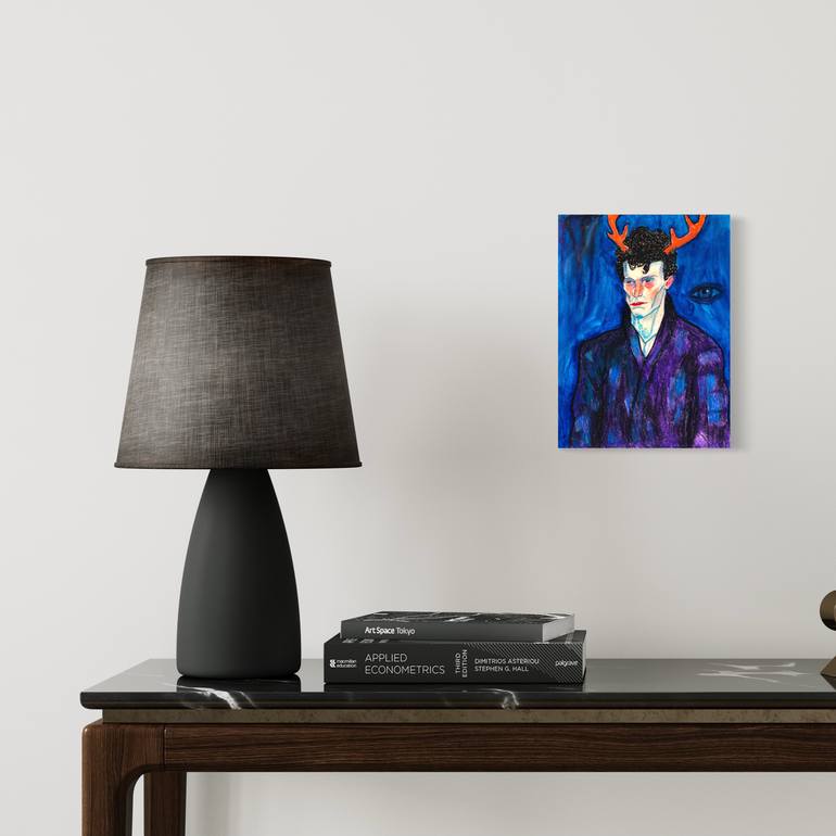Original Surrealism Fantasy Painting by Julian Renö