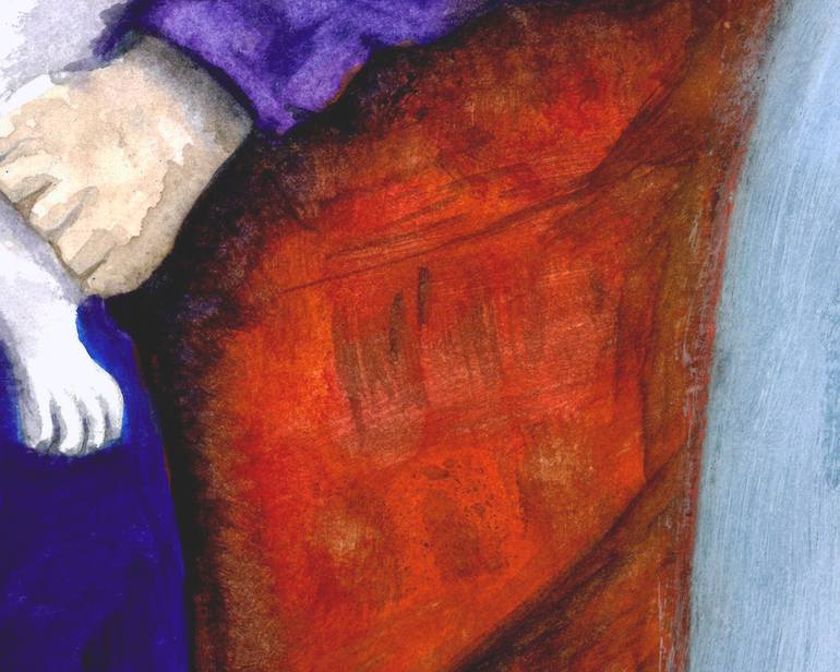 Original Contemporary People Painting by Julian Renö