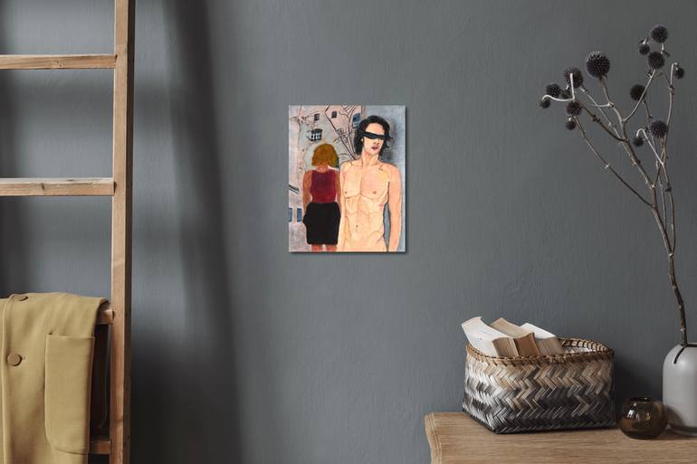 Original Contemporary People Painting by Julian Renö
