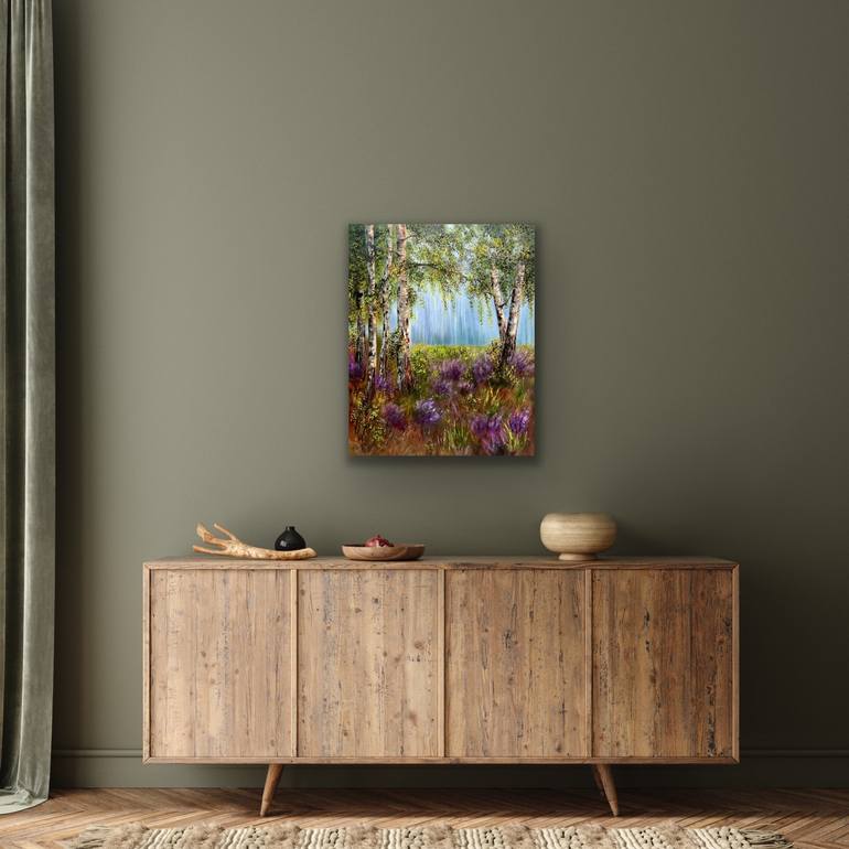 Original Impressionism Nature Painting by Tanja Frost
