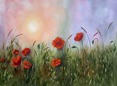 Original Floral Paintings by Tanja Frost