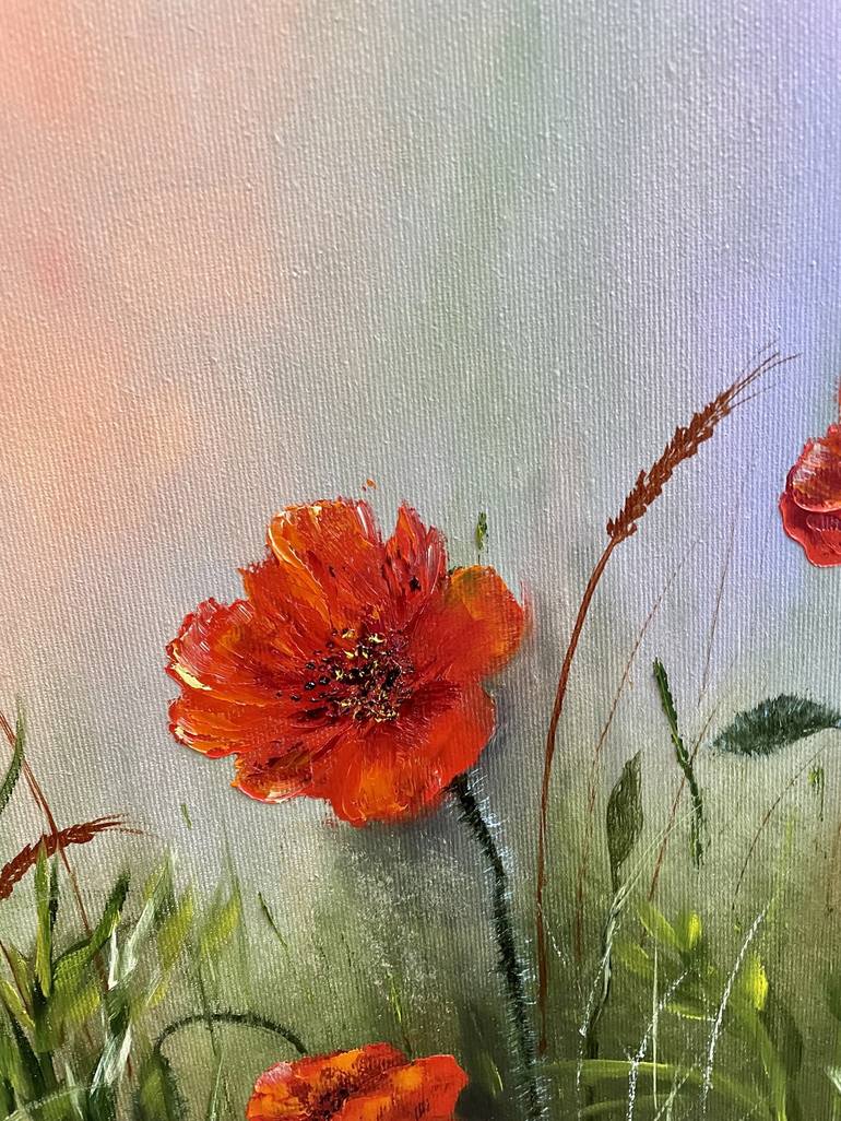 Original Floral Painting by Tanja Frost