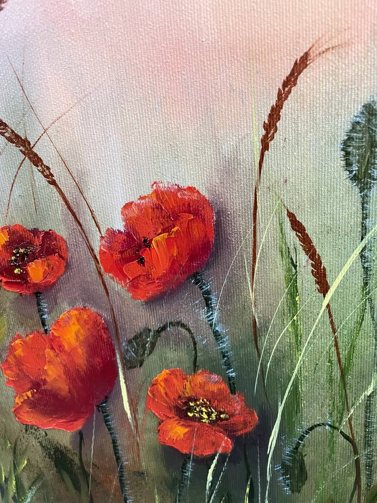 Original Floral Painting by Tanja Frost