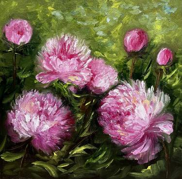 Floral gift - pink peonies thumb