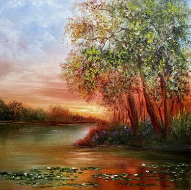 Original Impressionism Landscape Paintings by Tanja Frost