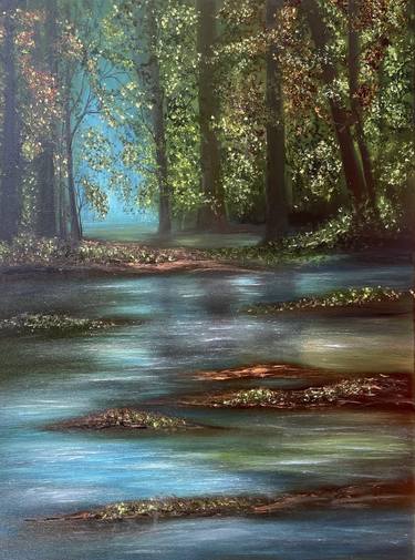 Print of Impressionism Nature Paintings by Tanja Frost