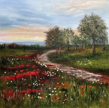 Original Impressionism Landscape Paintings by Tanja Frost