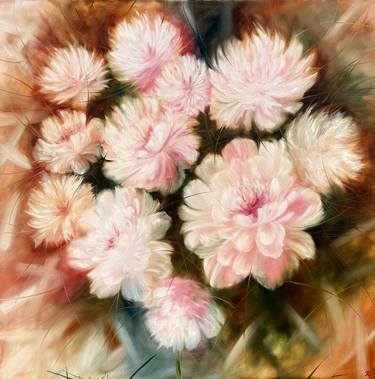 Print of Abstract Floral Paintings by Tanja Frost