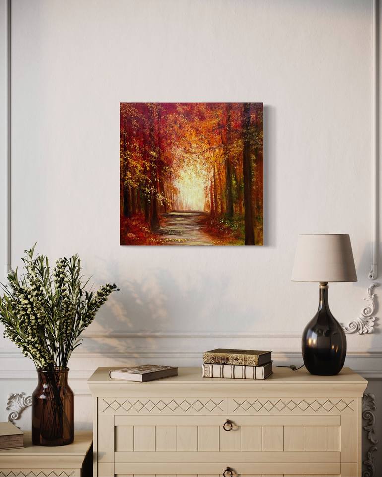 Original Abstract Landscape Painting by Tanja Frost