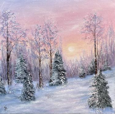 Winter Serenity: A Symphony in Pastel thumb