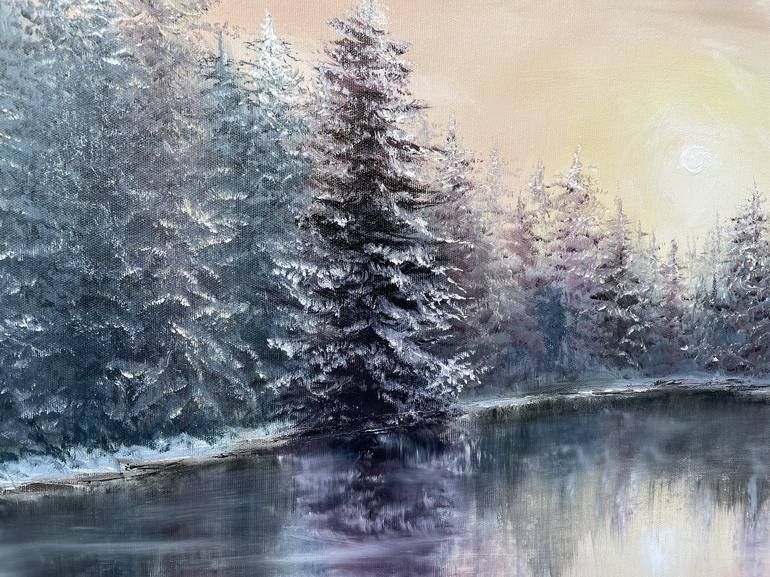 Original Impressionism Nature Painting by Tanja Frost