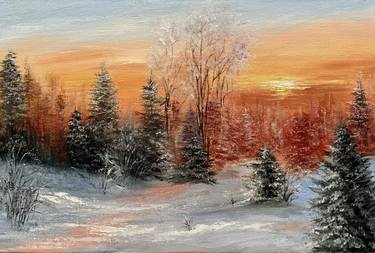 Enchanting Winter Sunset thumb
