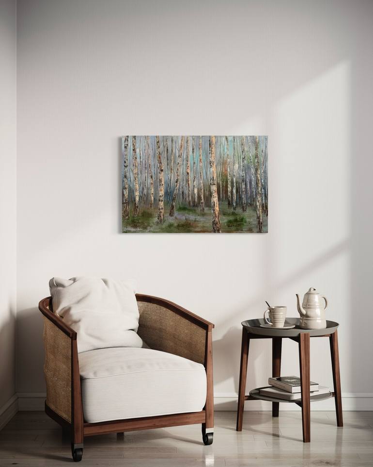 Original Impressionism Nature Painting by Tanja Frost