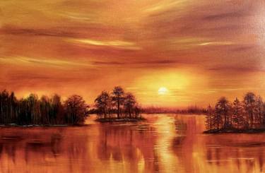 Original Impressionism Landscape Paintings by Tanja Frost