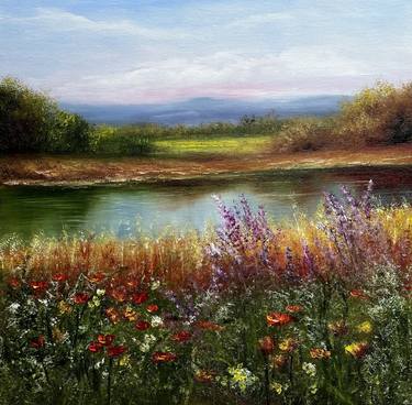 Original Impressionism Landscape Paintings by Tanja Frost