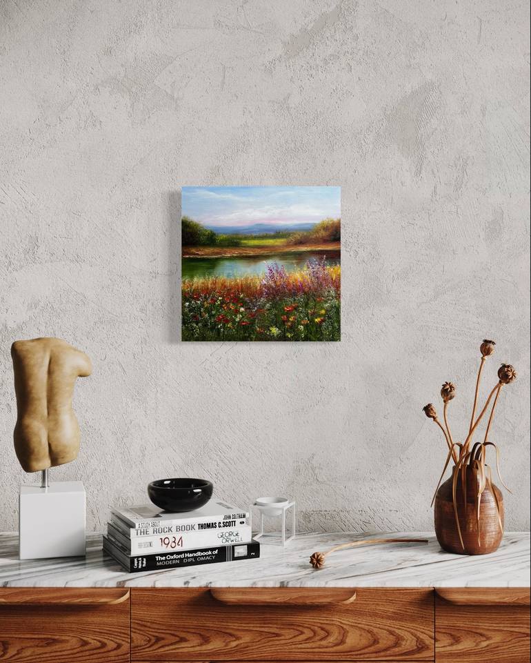 Original Impressionism Landscape Painting by Tanja Frost