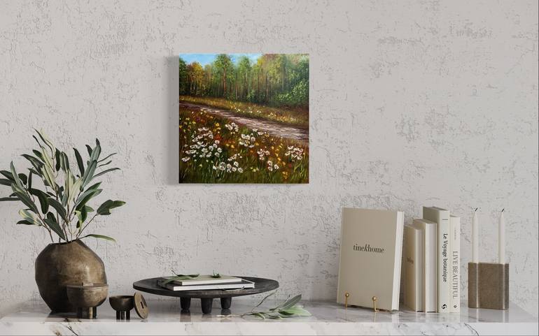 Original Impressionism Landscape Painting by Tanja Frost