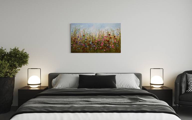 Original Impressionism Floral Painting by Tanja Frost