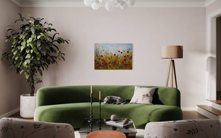 Original Impressionism Floral Painting by Tanja Frost