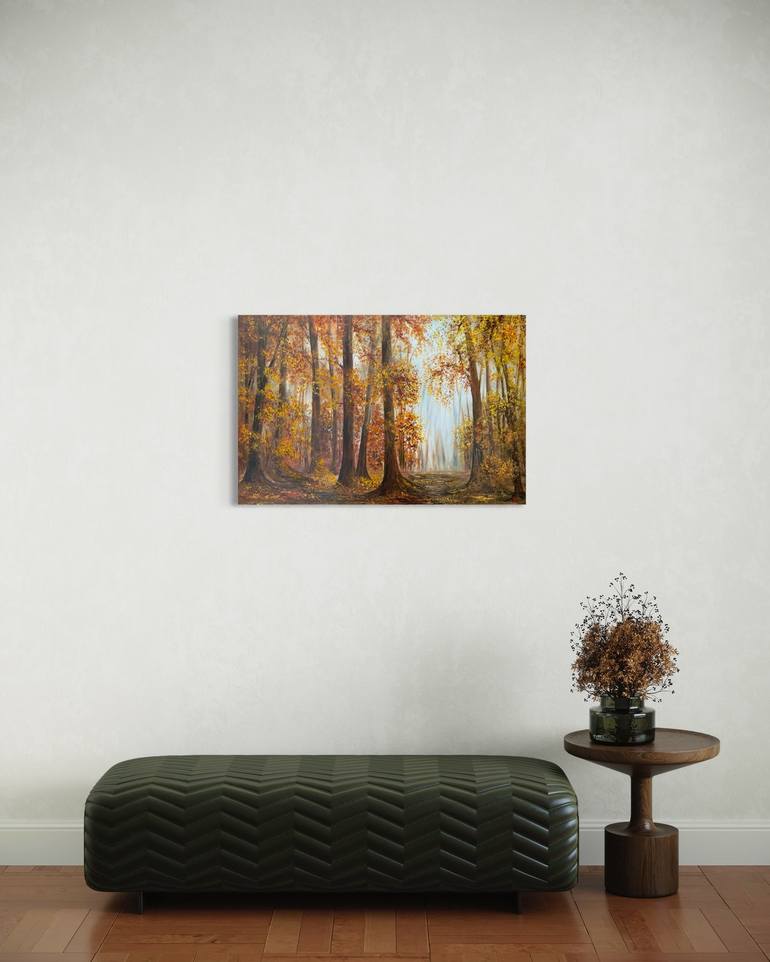 Original Impressionism Landscape Painting by Tanja Frost