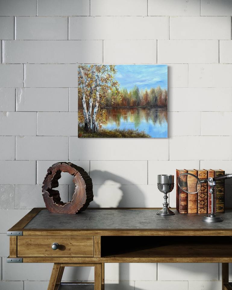 Original Impressionism Landscape Painting by Tanja Frost