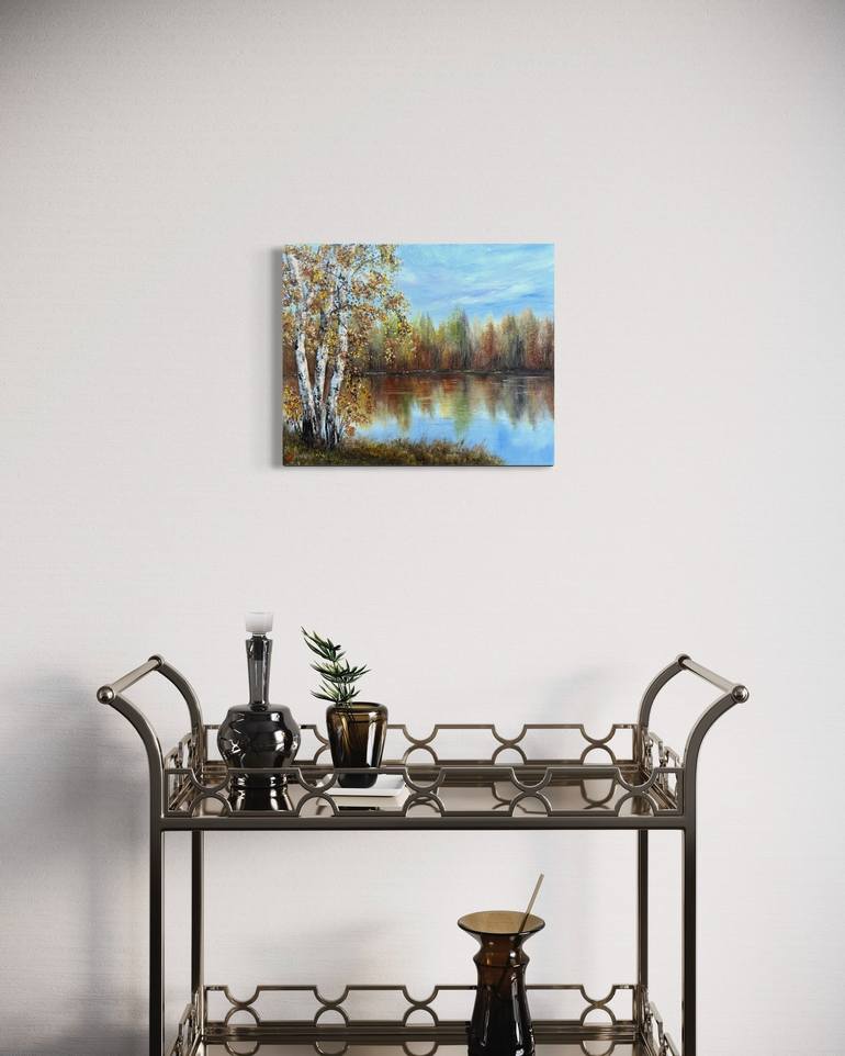 Original Impressionism Landscape Painting by Tanja Frost