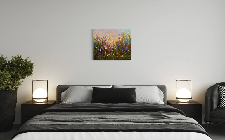 Original Impressionism Floral Painting by Tanja Frost